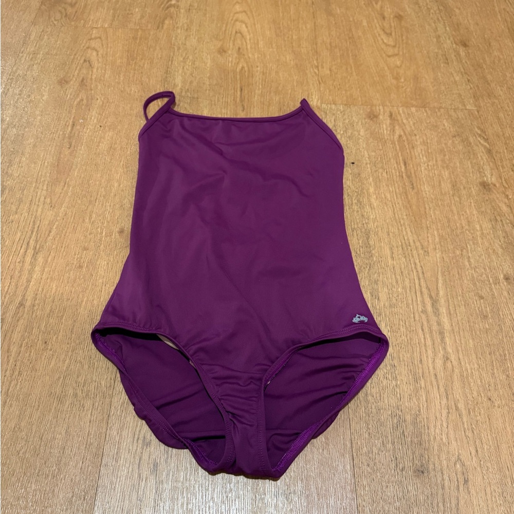 Purple dance leotard